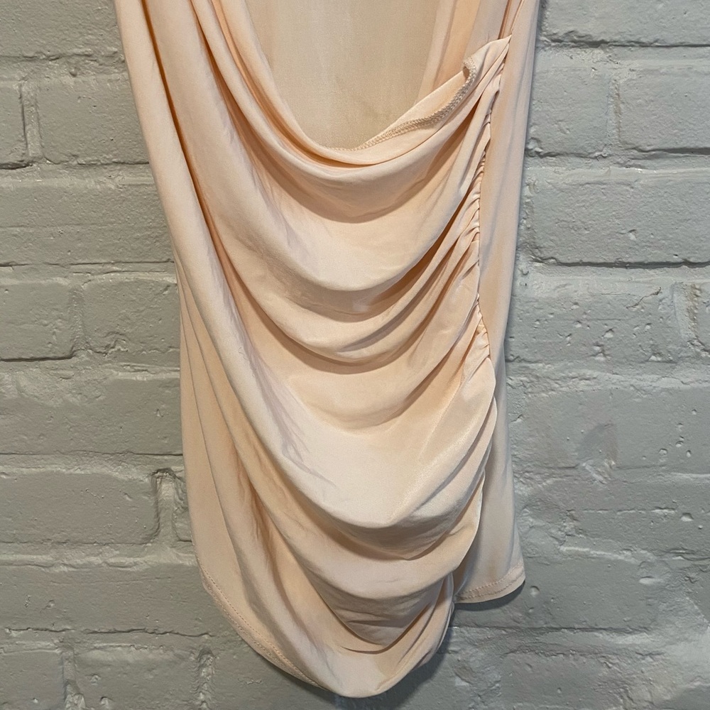 Pink Plunge Party Dress